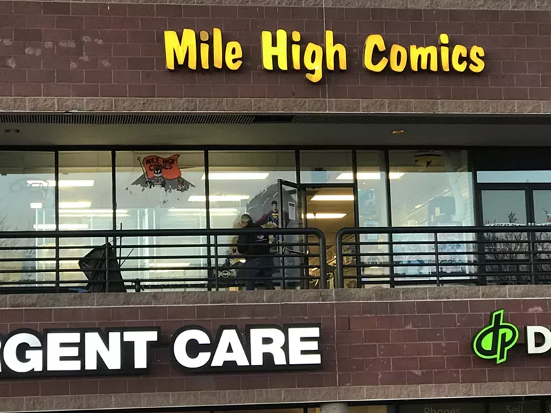Image: Mile High Comics' Colorado Boulevard location is shutting down after 28 years.
