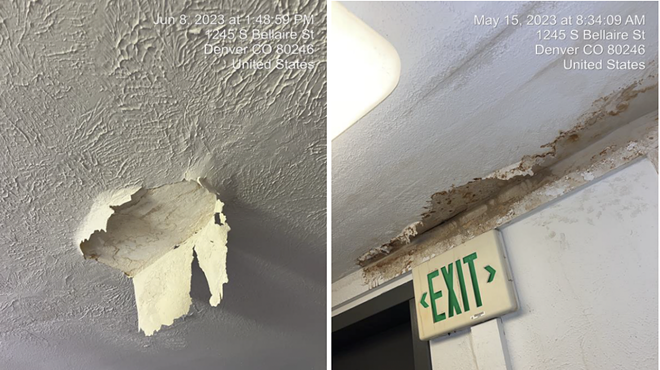 photos of broken down apartment complex
