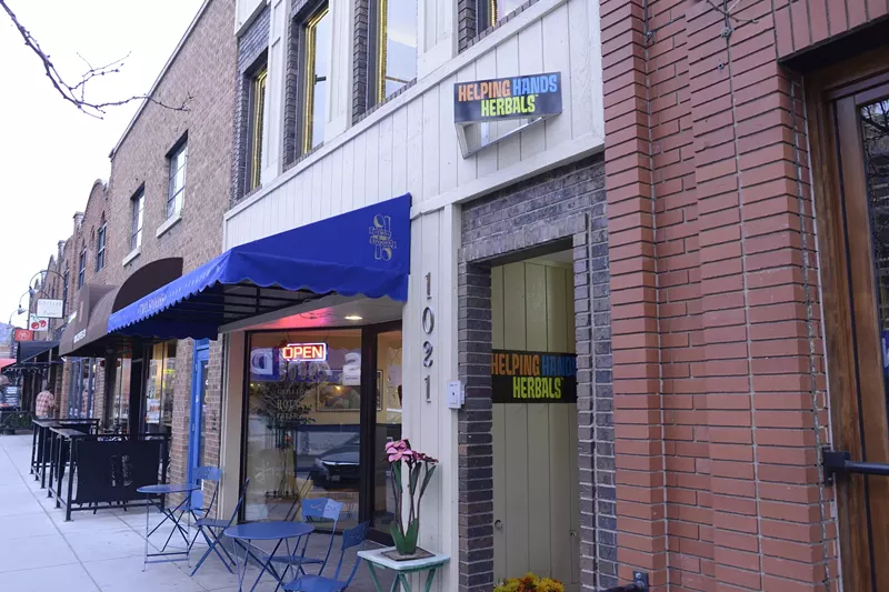 Image: Helping Hands dispensary in Boulder