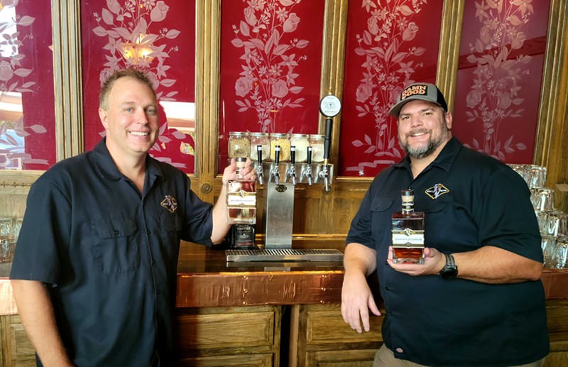Justin Lee and Stephen DeGruccuo own Molly Brown Distillery.