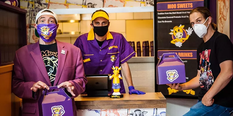 Image: Mooby's, the fast-food restaurant from Clerks, is coming to Denver's Globe Hall.