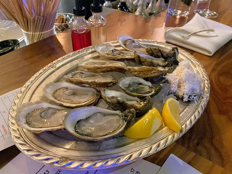 Image: Morin excels at raw oysters.