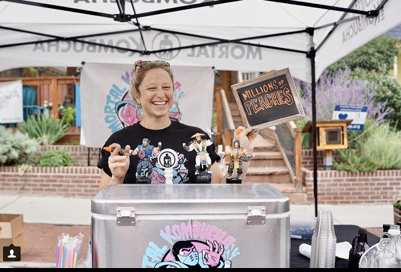 Image: Becca Schepps started Mortal Kombucha as an “aggressive” alternative to the elixir-like kombuchas on the market.