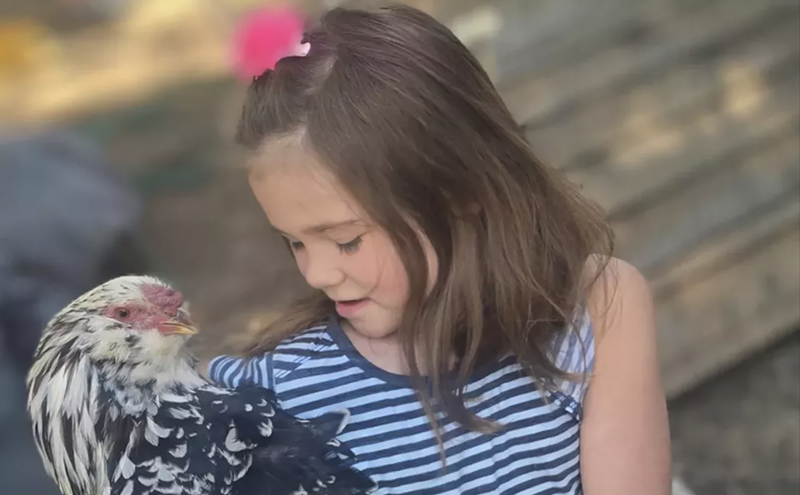 Image: Mother and Daughter Challenging Aurora Rooster Ban