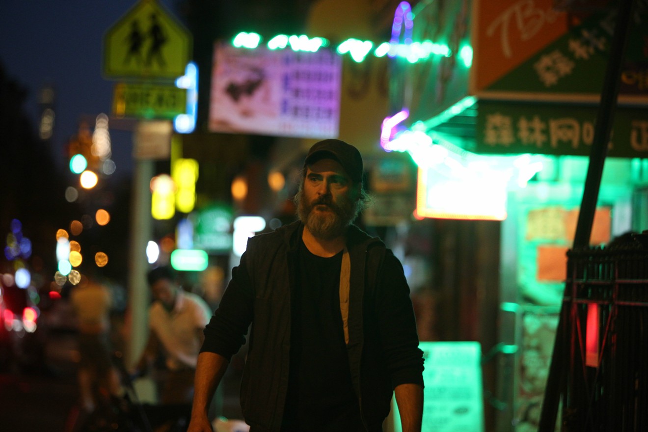 Joaquin Phoenix, who stars in Lynne Ramsay’s You Were Never Really Here, says: "Lynne is a really amazing filmmaker because the more her back is against the wall, the stronger she gets, the better the ideas that come to her."