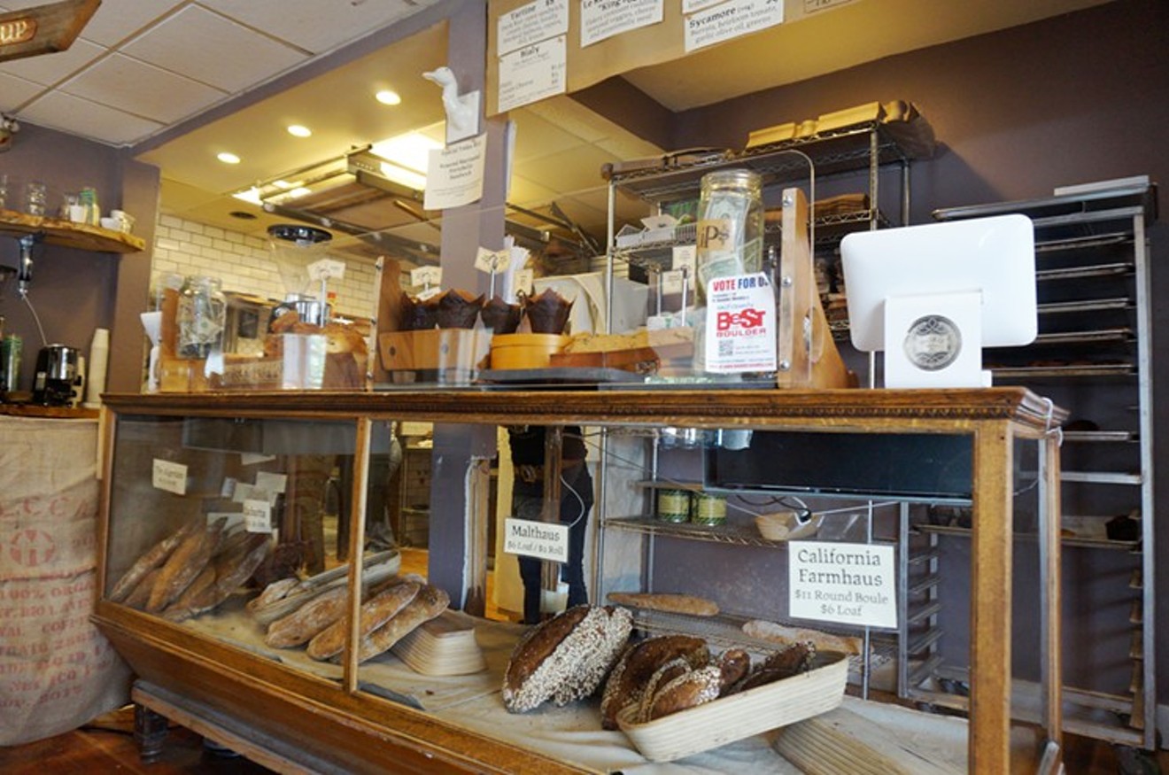 Moxie Bread Co. is now selling its rustic loaves and pastries in Boulder.