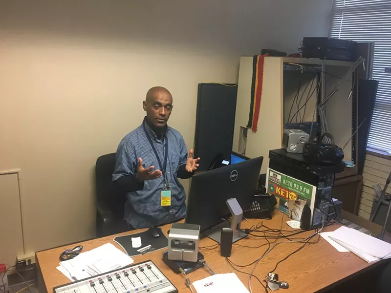 Image: Endale Getahun started 93.9 to reach out to Aurora’s vast immigrant community.