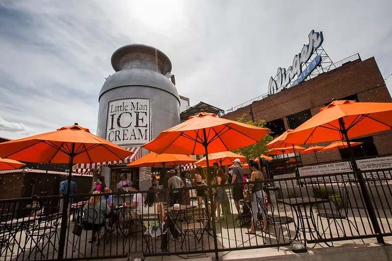 Image: Little Man Ice Cream, a landmark in LoHi.