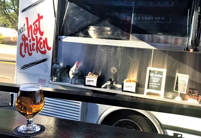 Image: The Budlong Hot Chicken Truck makes the rounds at breweries.