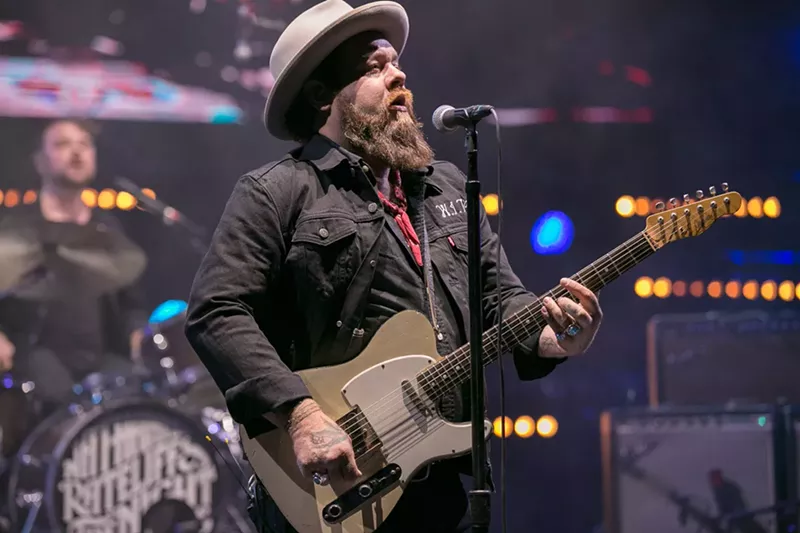 Image: If Santa were still young, he might look a bit like Nathaniel Rateliff.