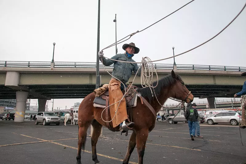 Image: Last year's Stock Show parade.