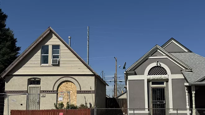 vacant home next to occupied home in denver
