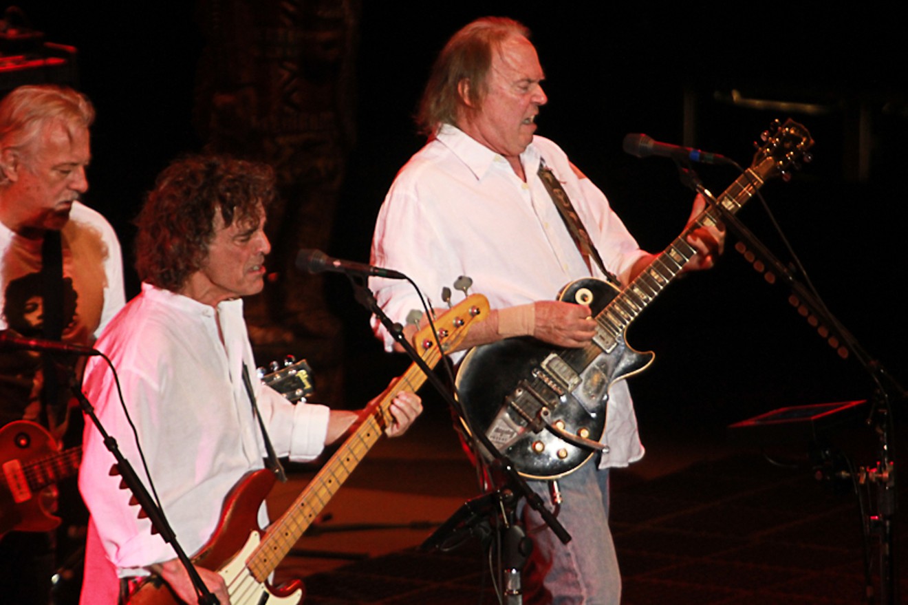 Neil Young and Crazy Horse at their 2012 Red Rocks show.