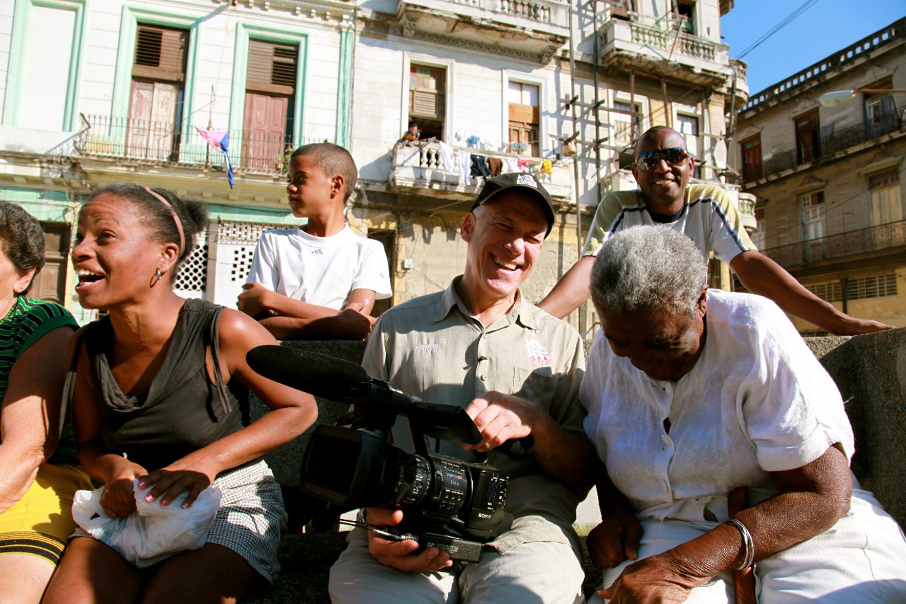 In Cuba and the Cameraman, journalist and documentarian Jon Alpert (middle) checks in again and again with the same three families over 45 years of visits to the island nation.
