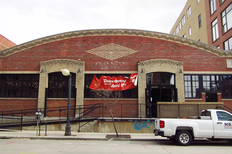Image: Outside what will soon become Denver's second Cherry Cricket.