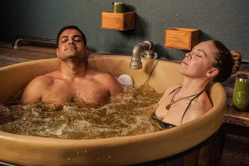 Image: Don't drink it: Have a soak!
