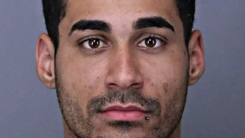 Image: A 2019 booking photo of Rogel Aguilera-Mederos.