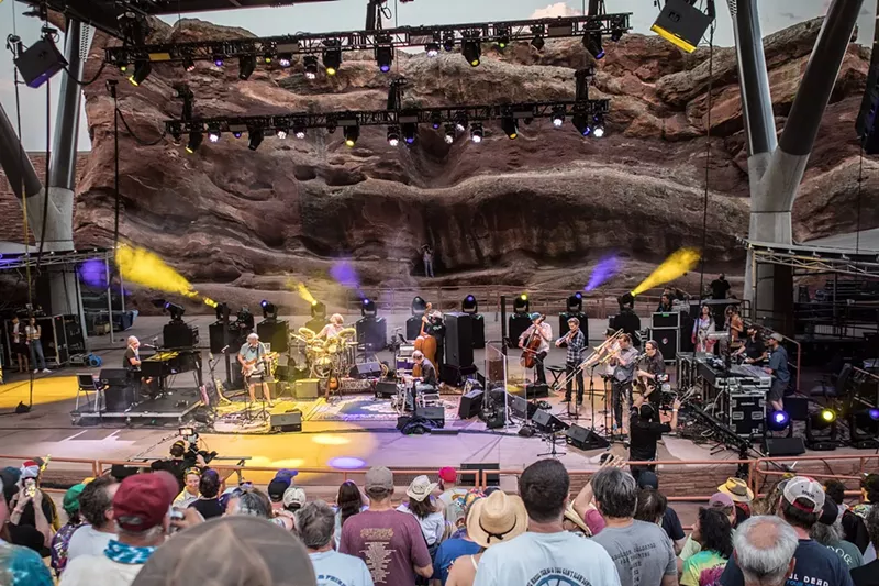 Image: Bob Weir & Wolf Bros at Red Rocks this year.