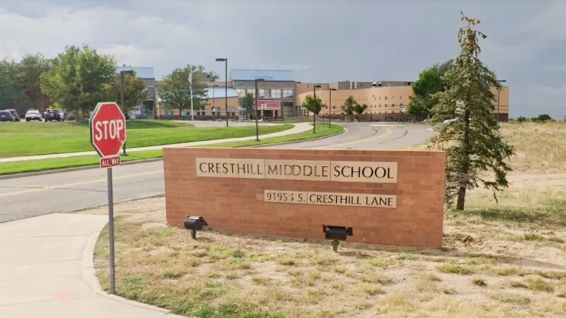 Image: Cresthill Middle School has one of the largest COVID-19 outbreaks among Douglas County schools.