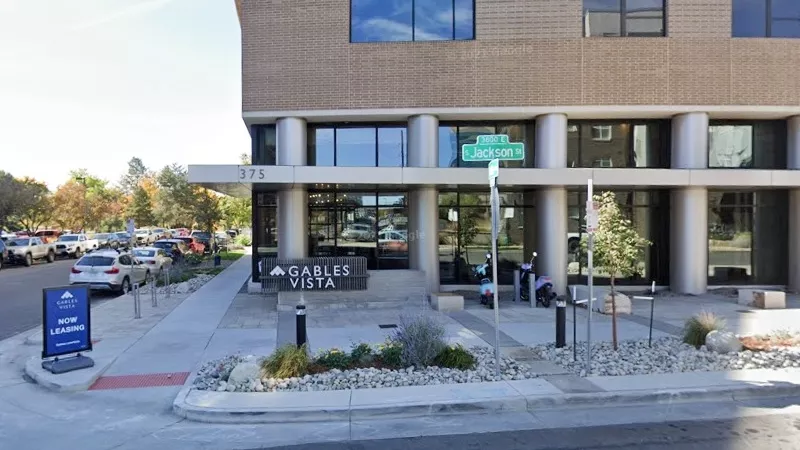Image: Gables Vista Apartments, 375 South Jackson Streets, has units for rent ranging from $1,745 to $3,180 per month.
