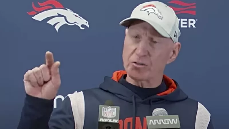 Image: Interim head coach Jerry Rosburg met the press after the Broncos January 1 loss to the Kansas City Chiefs.