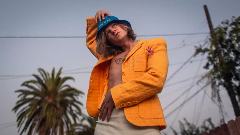 Image: Lostboycrow, aka LA's Chris Danks, is back on the axe and fronting his own four-piece band.