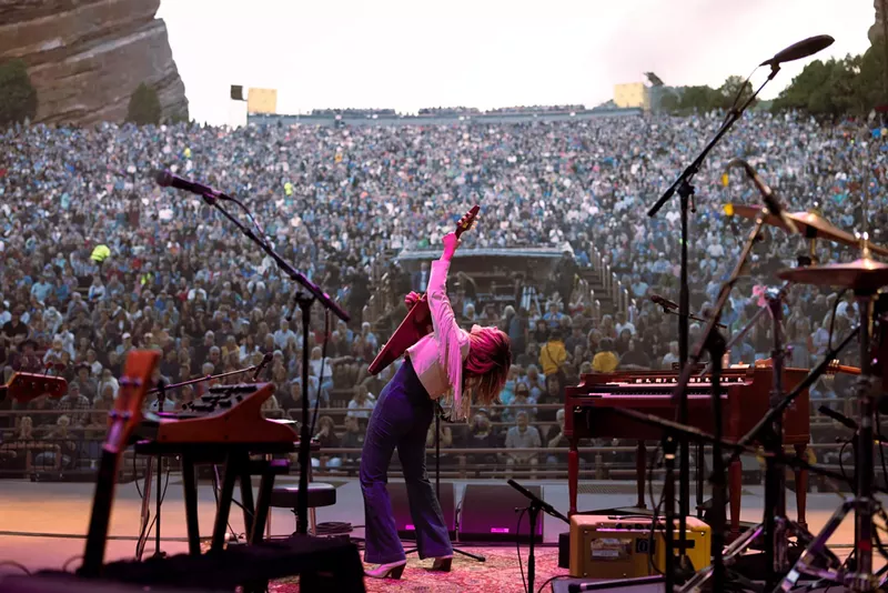 Image: Grace Potter, seen here rocking Red Rocks, is back with a new album inspired by Route 66.