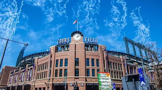 blue sky, ballpark