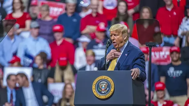 donald trump at rally