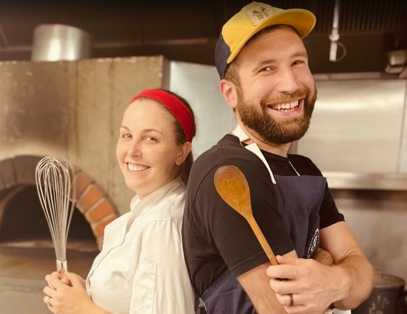 Image: Husband and wife Lisa and Patrick Balcom opened Farow in September.
