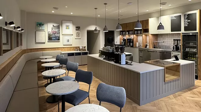 interior of a coffee shop