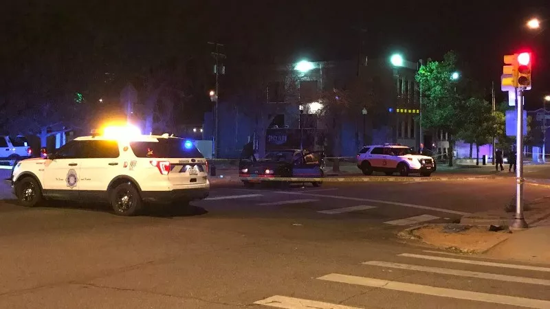 Image: The scene of the latest shooting.