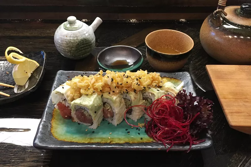 Image: The San Diego roll at Kuni Sushi.