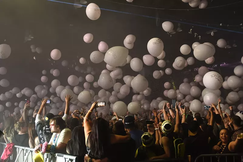 Image: The second night of Decadence at the Colorado Convention Center on December 31, 2017