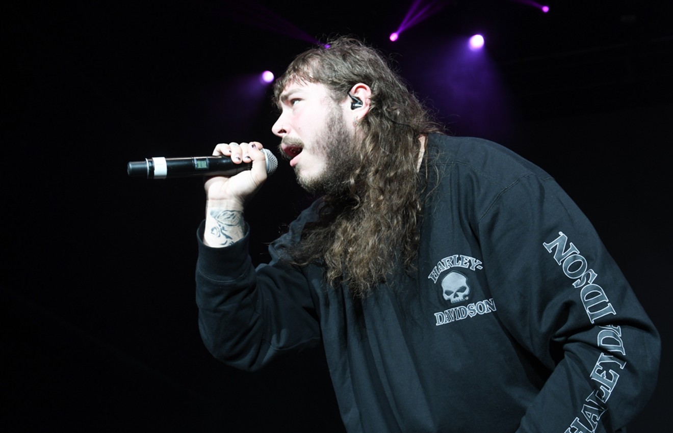Post Malone performed during KS-107.5's Summer Jam XX at Fiddlers Green, on July 28, 2017.