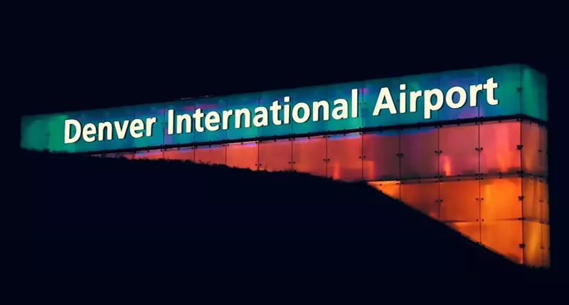 Image: Denver International Airport has some things to work on.