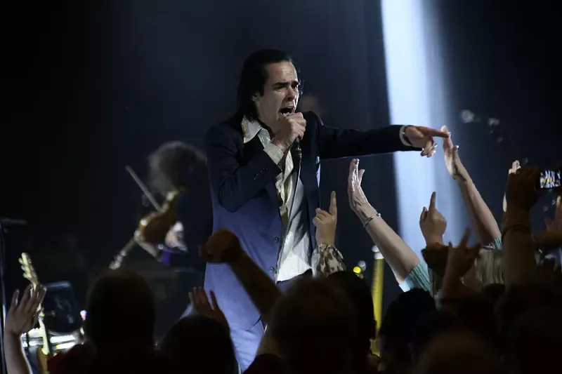 Image: Nick Cave and the Bad Seeds perform at the Mission Ballroom on October 8.