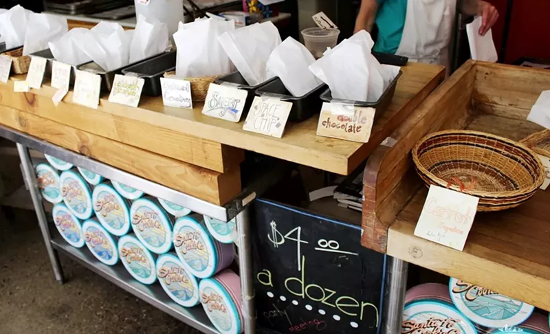 Image: Grab a bag and drop your money in the jar — that's how the Santa Fe Cookie Co. does business.