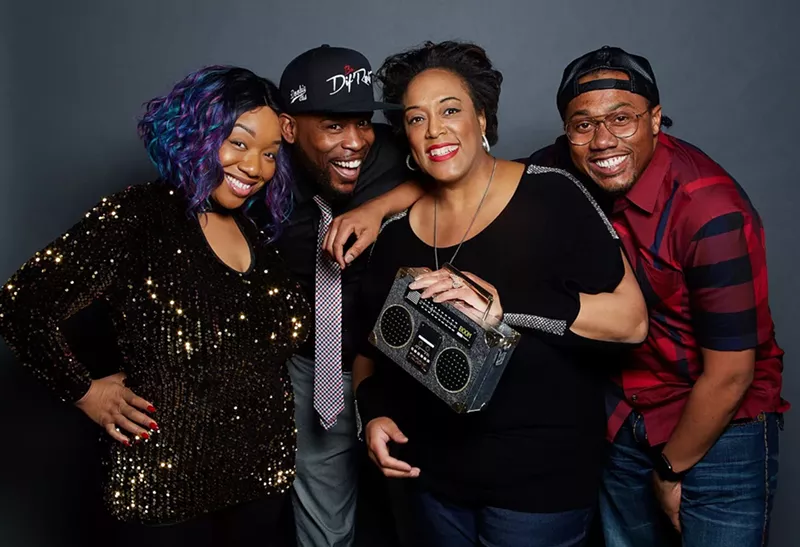 Image: The team behind the Drop, Denver’s newest hip-hop station.