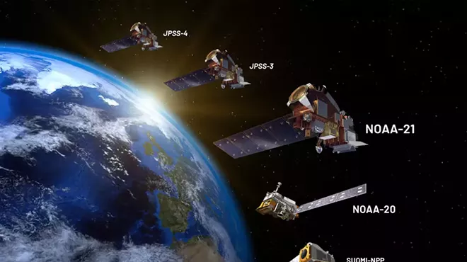 satellites over earth