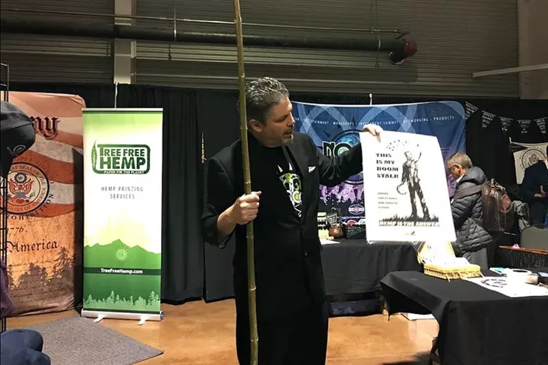 Image: NoCo Hemp Expo founder Morris Beegle at the 2016 convention.
