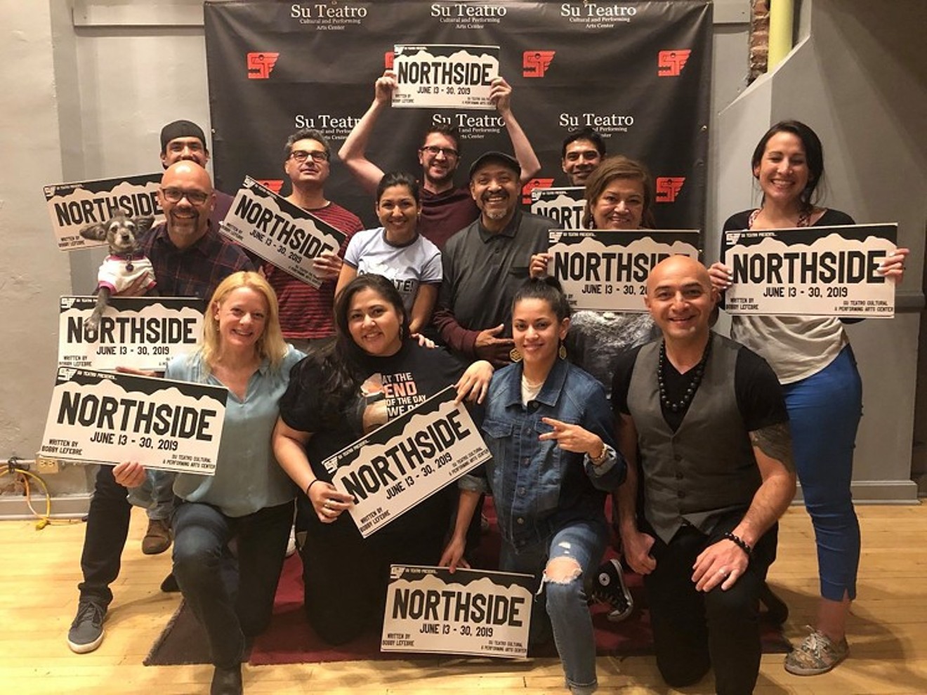 This summer's Northside cast, with Bobby LeFebre in the lower right.