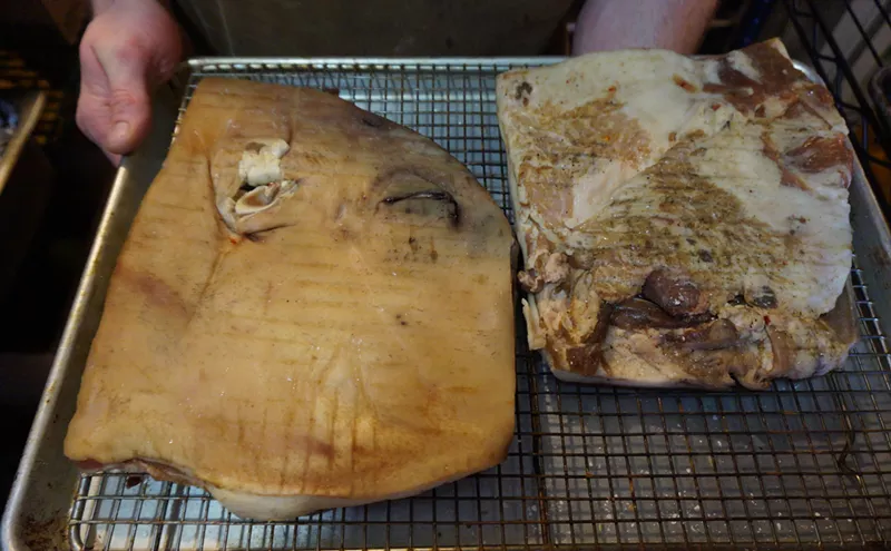 Image: Nose-to-Tail Philosophy Leads to Unusual Creations — Like Face Bacon