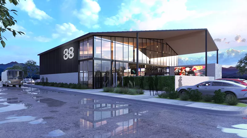 Image: A rendering of Number Thirty Eight's new location in Littleton, Colorado, which won't have an outdoor stage.