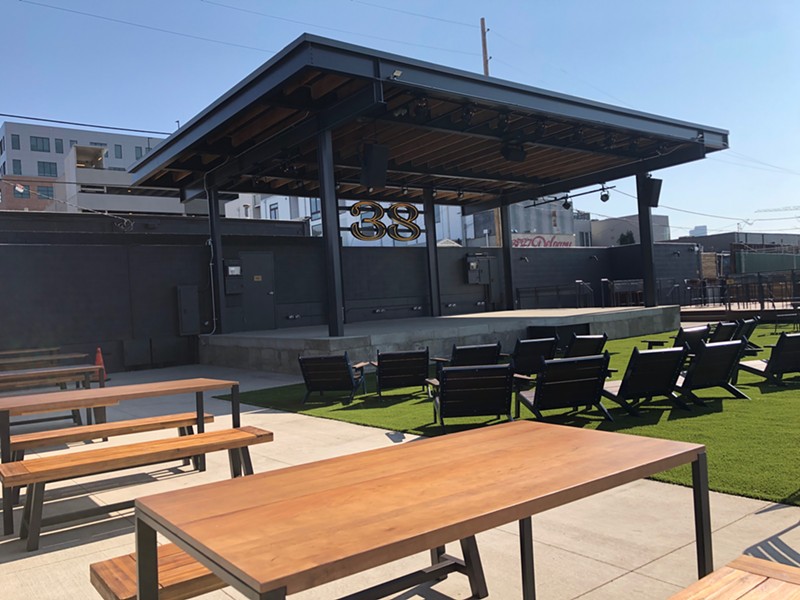 Number Thirty Eight has been hosting concerts on its outdoor patio since October.