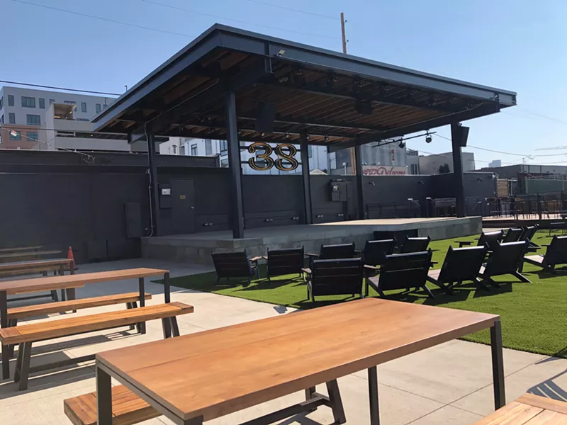 Image: Number Thirty Eight has been hosting concerts on its outdoor patio since October.