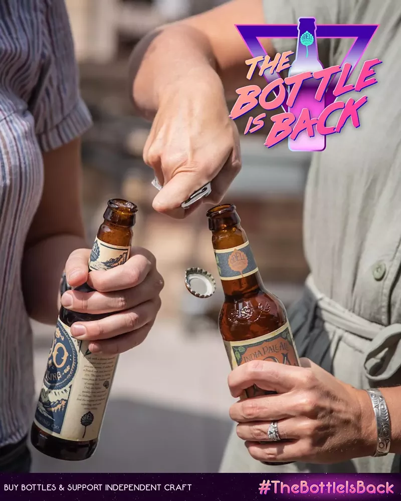 Image: The bottle is back.