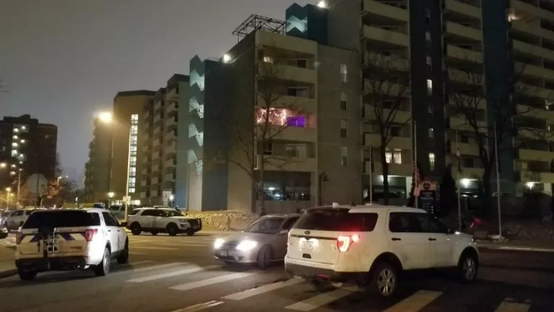 Image: A photo from the scene of the shooting tweeted by Denver7's Daryl Orr.