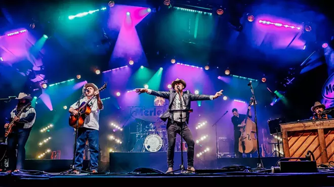 old crow medicine show performing a concert