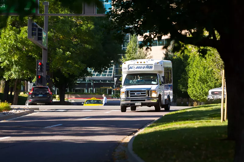 Image: RTD transit bus in Denver